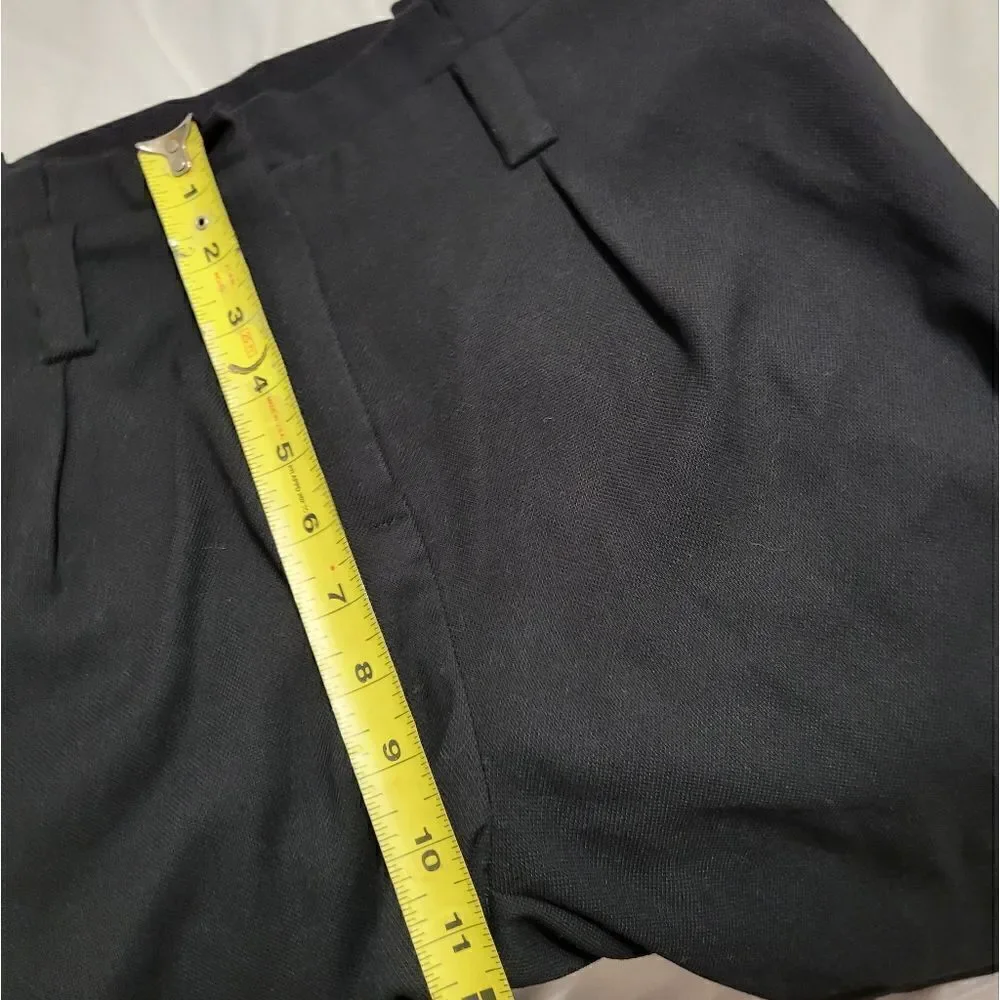 Mango basics high waisted cropped pants